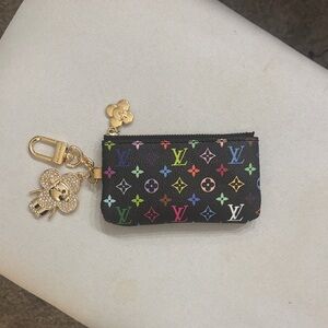 LV zipper pouch keychain